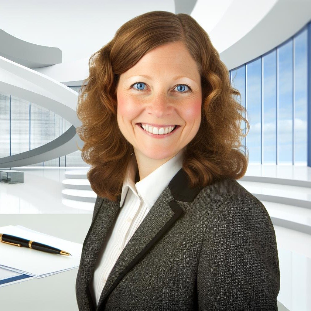 a portrait of a team member smiling with an office backdrop-1-1